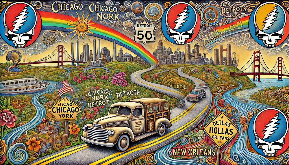 Grateful Dead「Truckin'」歌詞解説｜「奇妙な旅」を愛し、転がり続けるための物語