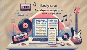 名曲の歌詞を手軽に保存！歌詞サイトの歌詞を簡単にコピーする方法２選
