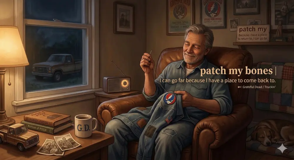 Truckin'｜patch my bones 帰る場所があるから、遠くへ行ける | Golden Rocks