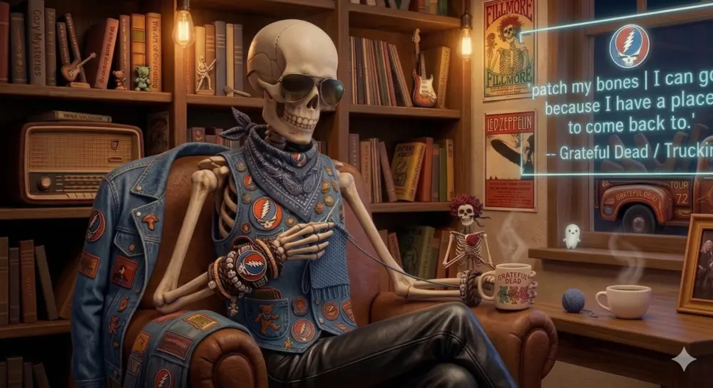 Truckin'｜patch my bones 帰る場所があるから、遠くへ行ける | Golden Rocks